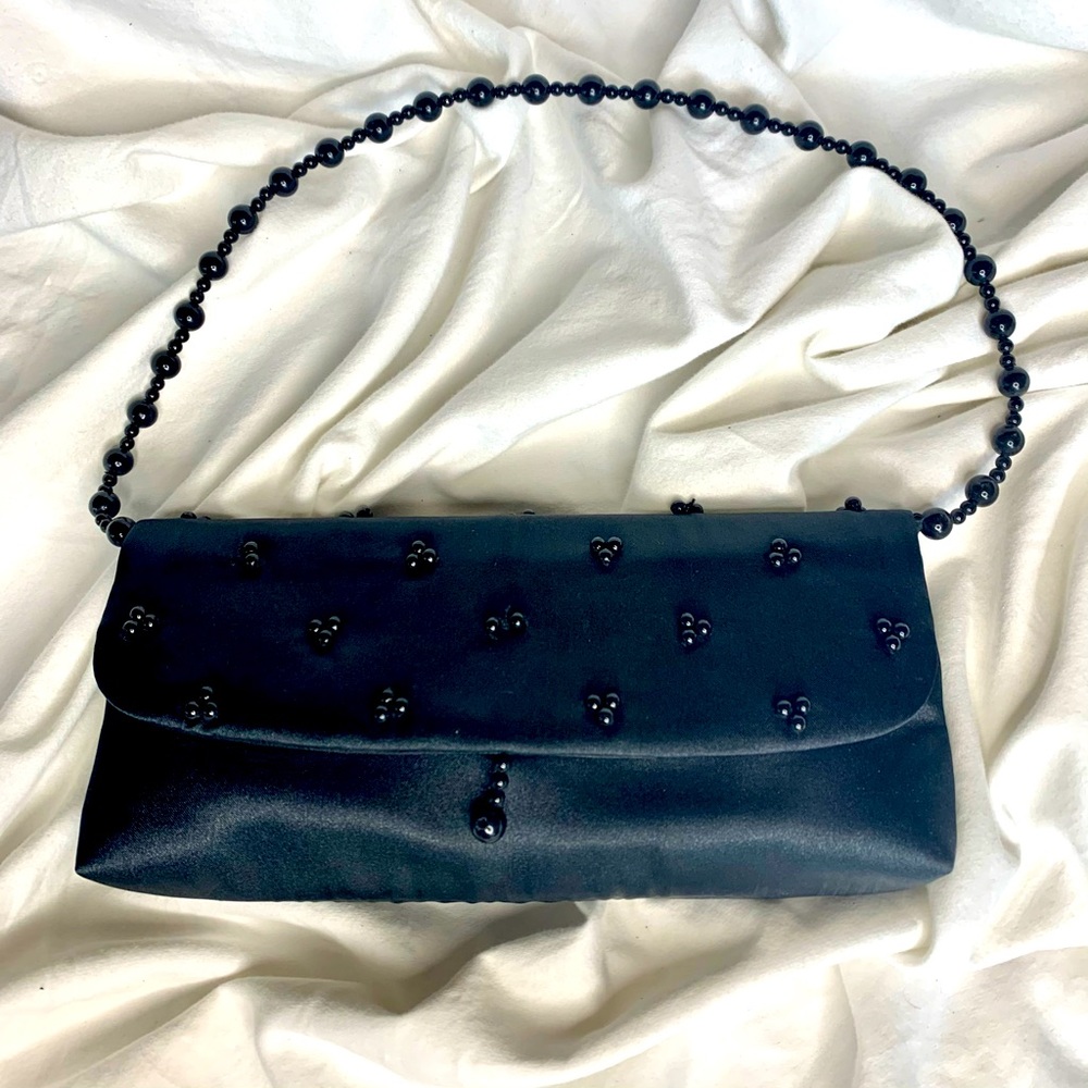 VINTAGE JEANNE LOTTIE SATIN COCKTAIL 🍸 PURSE